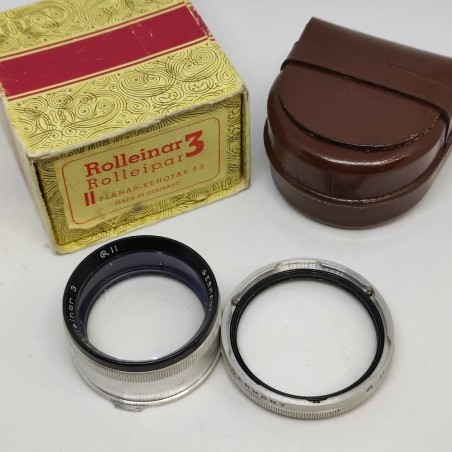 Lente macro Rolleinar 3 Rolleipar per Rolleiflex Palnar Xenotar 3,5
