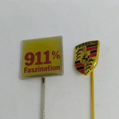 Lotto di 6 spillini da giacca Porsche smalti policromi 2