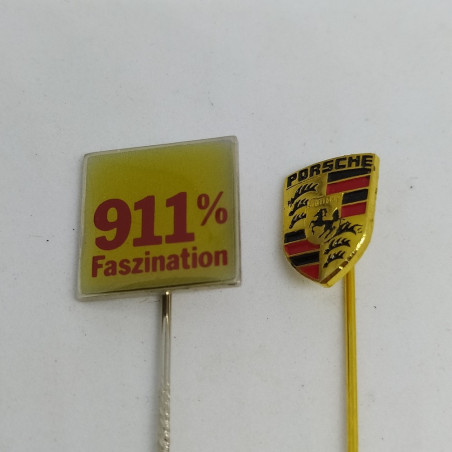 Lotto di 6 spillini da giacca Porsche smalti policromi