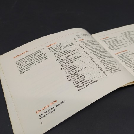 Libretto Betriebsanleitung Mercedes Benz 200/230/250 in tedesco. Poche macchie