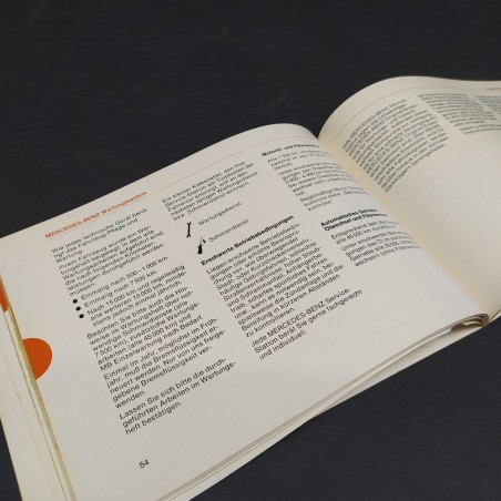 Libretto Betriebsanleitung Mercedes Benz 200/230/250 in tedesco. Poche macchie