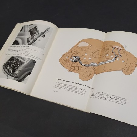 Libretto Notice d'entretien Fiat 500/500L in francese, 1972. Macchioline