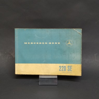 Libretto Notice d'entretien Mercedes Benz 220 SEb in francese, anni '60. Macchie