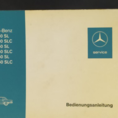 0000000000Libretto Betriebsanleitung Mercedes Benz 280SL-SLC/350SL-SLC/450SL-SLC