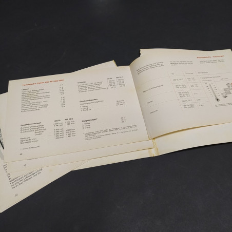 0000000000Libretto Betriebsanleitung Mercedes Benz 280SL-SLC/350SL-SLC/450SL-SLC
