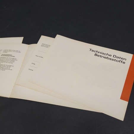 Libretto Betriebsanleitung Mercedes Benz 280S-SE-SEL/350SE-SEL/450SE-SEL, 1974