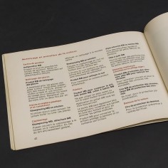 Libretto Notice d'entretien Mercedes Benz 280S/280SE/350SE in francese, 1972 2