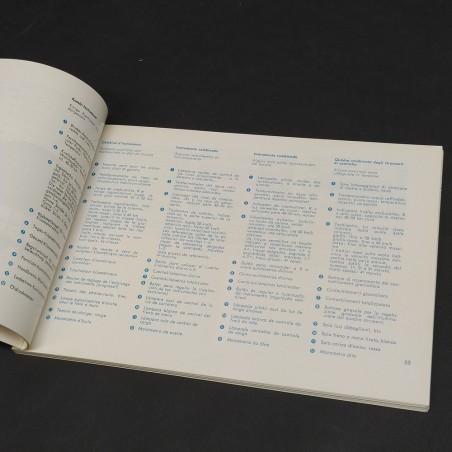Libretto Betriebsanleitung auto Mercedes Benz 190 D multilingue, 1964. Buono