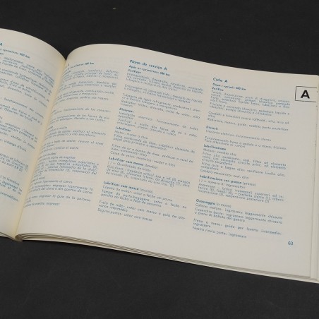 Libretto Betriebsanleitung auto Mercedes Benz 190 D multilingue, 1964. Buono