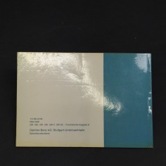 Libretto Notice d'entretien Mercedes Benz 200, 220, 230, 250-C-CE in francese 2