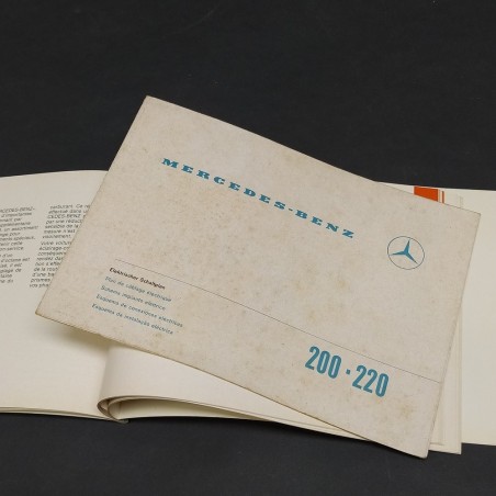 Libretto Notice d'entretien Mercedes Benz 200, 220, 230, 250-C-CE in francese