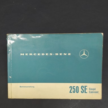 Libretto Betriebsanleitung auto Mercedes Benz 250 SE Coupé Cabriolet in tedesco