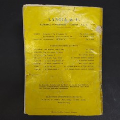 Libretto Betriebsanleitung Lancia Flaminia in tedesco, 1960. Pagine riparate 2