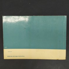 Libretto Notice d'entretien Mercedes Benz 250 S in francese, 1965. Macchie 2