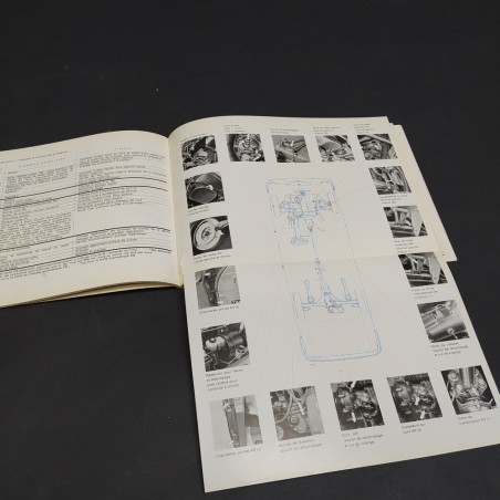 Libretto Notice d'entretien Mercedes Benz 250 S in francese, 1965. Macchie