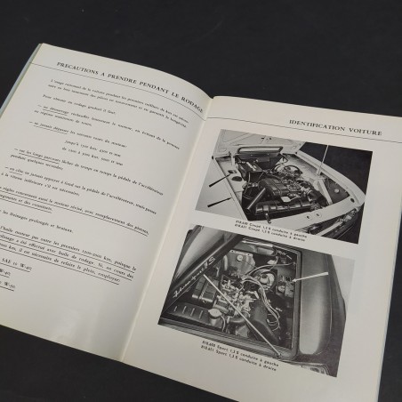 Libretto Notice d'entretien Lancia Fulvia Coupé Sport, 2° serie, 1°ed.'70. Buono