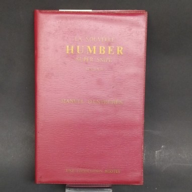 Libretto Manuel d'entretien La Nouvelle Humber Super Snipe in francese, 1959