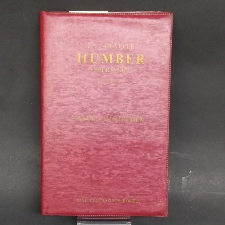 Libretto Manuel d'entretien La Nouvelle Humber Super Snipe in francese, 1959