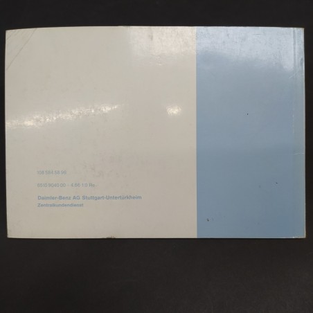 Libretto Betriebsanleitung auto Mercedes Benz 280S-SE-SE 3.5-SEL 3.5 in tedesco