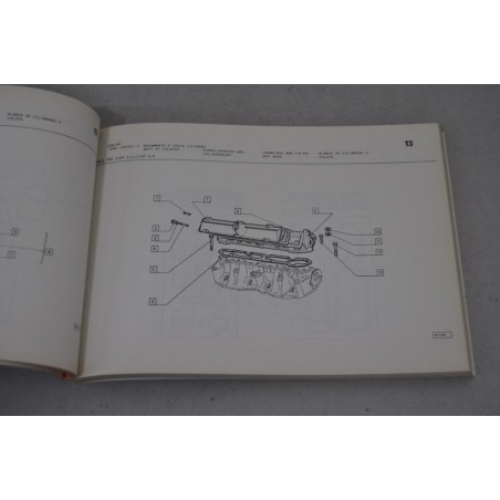 CATALOGO PARTI DI RICAMBIO FIAT 125 - 3P 1975 1° EDIZIONE - OTTIMO