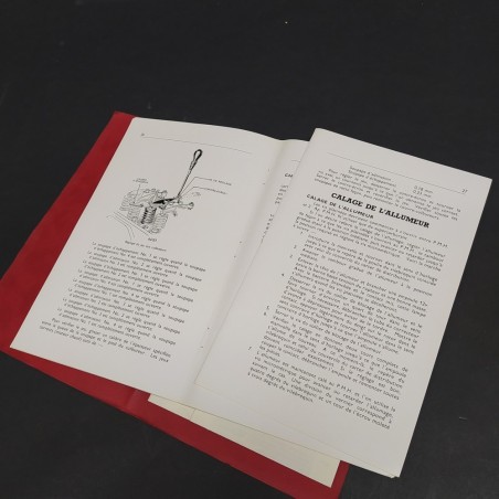 Libretto Manuel d'entretien La Nouvelle Humber Hawk in francese, 1957.Ingiallito