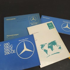 Set di libretti auto Mercedes Benz 280-C-E-CE in tedesco, 1978. Buone condizioni 2