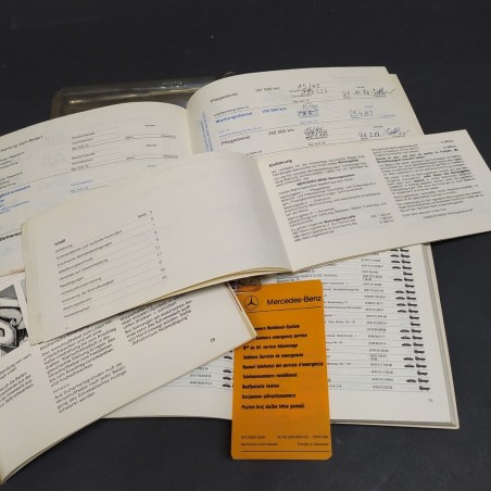 Set di libretti auto Mercedes Benz 280-C-E-CE in tedesco, 1978. Buone condizioni