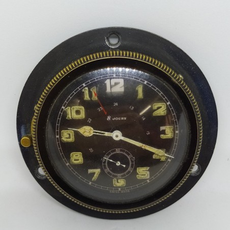 Orologio da plancia aereoplano auto barca carica manuale 8 giorni usato