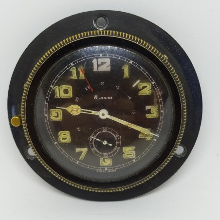 Orologio da plancia aereoplano auto barca carica manuale 8 giorni usato