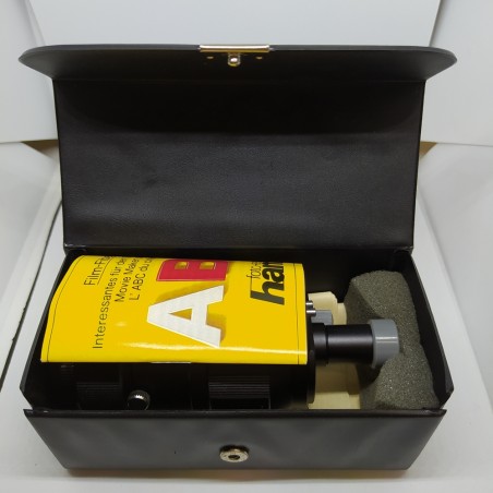 Visore per pellicole cinematografiche in formato 8 mm o Super 8 con custodia