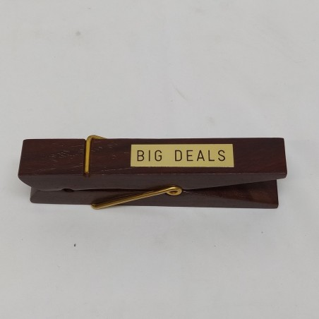 Molletta fermacarte Landini Big Deals in legno