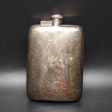 Vintage fiaschetta da giacca porta liquori dimensioni 13x18 cm possibile argento