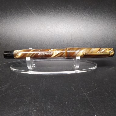 Penna stilografica Diamond  fusto venato, serbatoio da sostituire