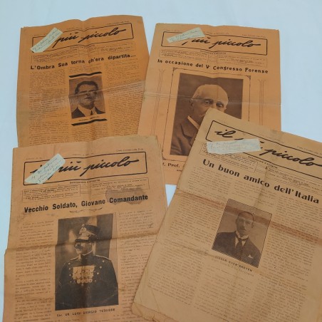 Lotto di 4 numeri settimanale "Il più piccolo" anno 1924 e Il Varietè 1929