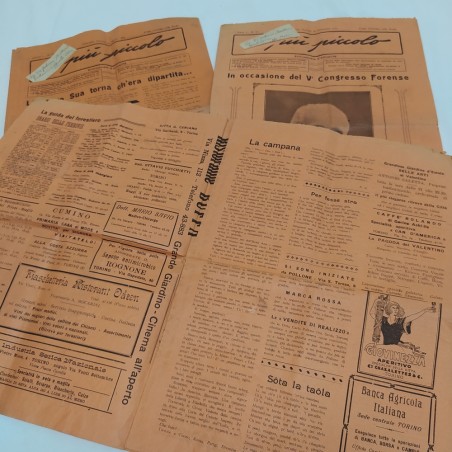 Lotto di 4 numeri settimanale "Il più piccolo" anno 1924 e Il Varietè 1929