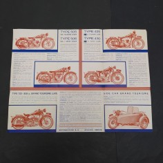 Brochure catalogo motociclette Motosacoche . Francese, discreto 2