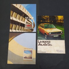 Lotto di 8 Cataloghi, brochure auto Fiat, Audi, Peugeot, Citroen 2