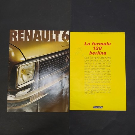 Lotto di 8 Cataloghi, brochure auto Fiat, Audi, Peugeot, Citroen