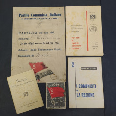 Lotto di 11 tra fascicoli e materiale di propaganda Partito Comunista Italiano 2