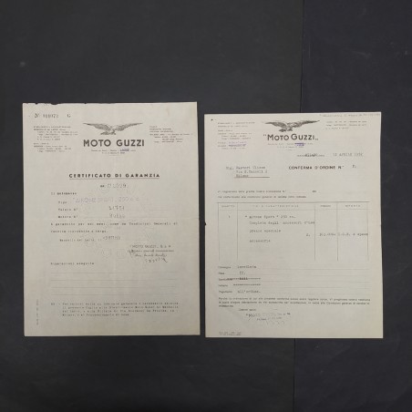 Moto Guzzi Listino prezzi fatture e certificato garanzia Airone Sport 250