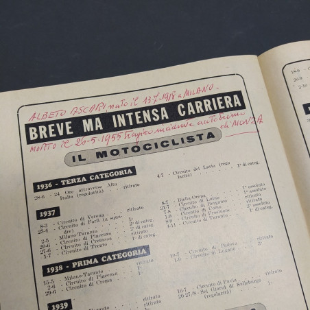 Rivista quindicinale Gazzetta dello Sport - Ascari - 26 gennaio 1952