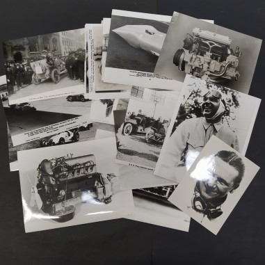 Lotto di 36 foto piloti Mercedes formato 21x15 cm