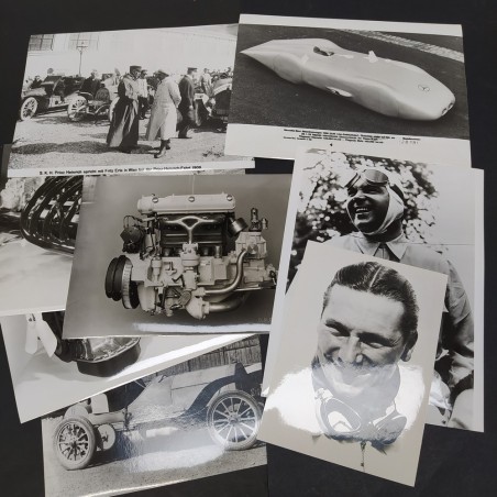 Lotto di 36 foto piloti Mercedes formato 21x15 cm