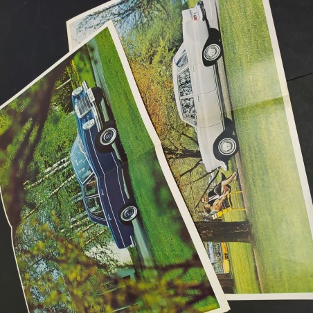 Lotto di 4  brochures Mercedes 250S-250SE-300SF anni 60/70