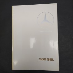 Catalogo brochure Mercedes Benz 300 SL inglese, ottima