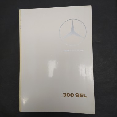 Catalogo brochure Mercedes Benz 300 SL inglese, ottima