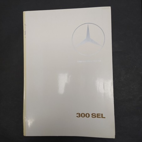 Catalogo brochure Mercedes Benz 300 SL inglese, ottima