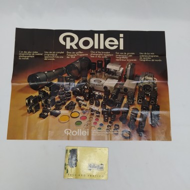 Manuale uso Rolleiflex 2,8 e catalogo generale brochure