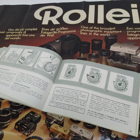 Manuale uso Rolleiflex 2,8 e catalogo generale brochure
