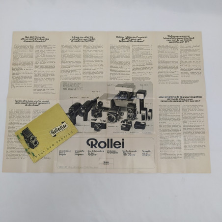 Manuale uso Rolleiflex 2,8 e catalogo generale brochure